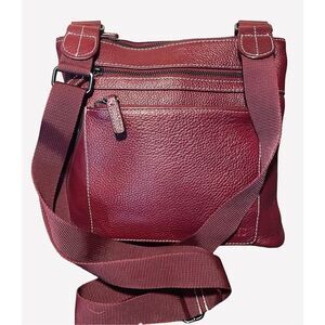 Roots Leather Crossbody